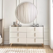 Dressing table and mirror