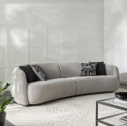 4-Seater fabric sofa