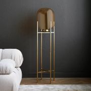 Glass floor lamp