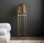 Glass floor lamp
