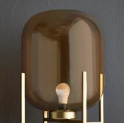 Glass floor lamp