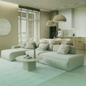 صورة لقسم غرفة المعيشه