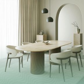 صورة لقسم طاولة الطعام