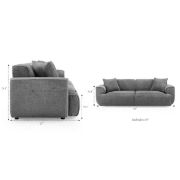 Modern three-seater couch