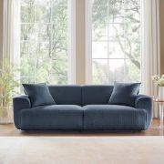 Modern 91"W three-seater couch