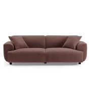 Modern 91"W three-seater couch