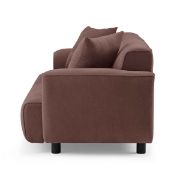 Modern 91"W three-seater couch