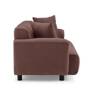Modern 91"W three-seater couch