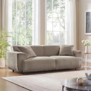 Modern 91"W three-seater couch