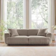 Modern 91"W three-seater couch