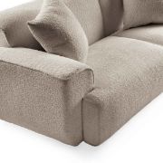 Modern 91"W three-seater couch