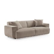 Modern 91"W three-seater couch