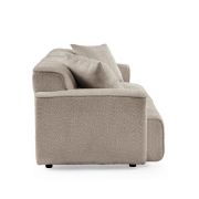 Modern 91"W three-seater couch