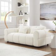White  upholstered Sofa
