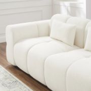 White  upholstered Sofa