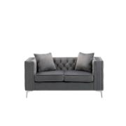 Velvet 34'' Reception Loveseat