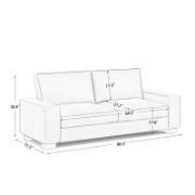 80.4'' Velvet Sofa