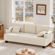 Modern style corduroy reception sofa