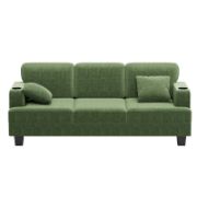 Modern style corduroy reception sofa