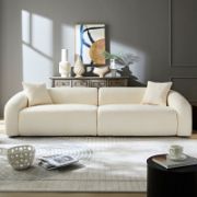 Modern Large Curved Sectional Sofa