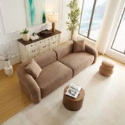 Modern Large Curved Sectional Sofa