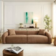Modern Large Curved Sectional Sofa