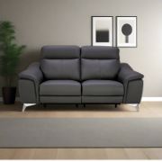 69" Italian Top Grain Leather 2 seat sofa