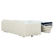 82" Queen Sleeper Sofa with 5" Memory Foam Mattress