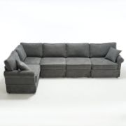 Modular Sectional Sofa Set, Convertible L Shaped Couch , 5 Seat