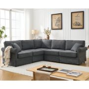 Modular Sectional Sofa Set, Convertible L Shaped Couch , 5 Seat