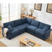 Modular Sectional Sofa Set, Convertible L Shaped Couch , 5 Seat