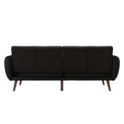 81.5'' Vegan Leather Convertible Sofa