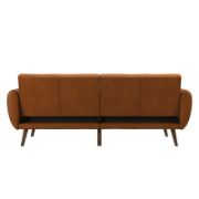 81.5'' Vegan Leather Convertible Sofa