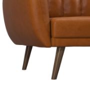 81.5'' Vegan Leather Convertible Sofa