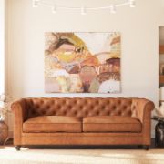 Full-Grain Genuine Italian Leather Sofa