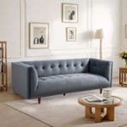 84” Velvet Sofa
