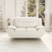 Faux Leather Sofa