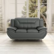 Faux Leather Sofa