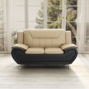 Faux Leather Sofa