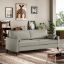 Faux Leather Sofa