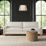 White Upholstered Sofa