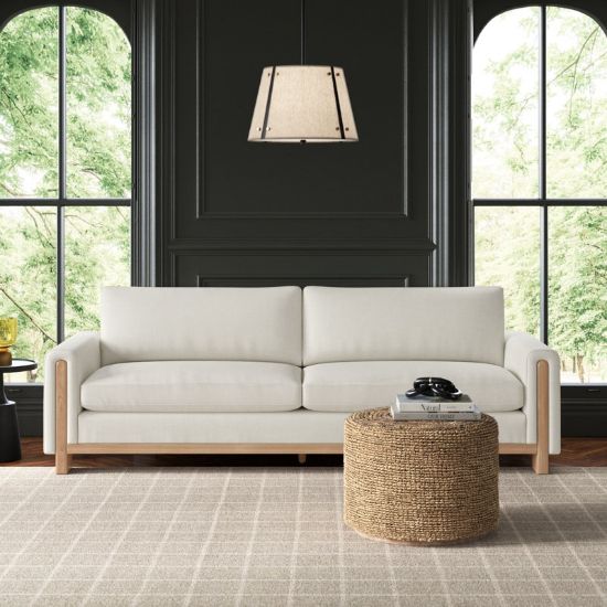 White Upholstered Sofa
