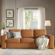 Faux Leather Sofa