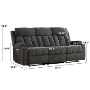 Manual Reclining Comfort Sofa