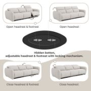 Upholstered Power Reclining Sofa