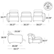 Upholstered Power Reclining Sofa