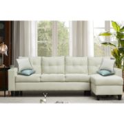Upholstered Sofa & Chaise