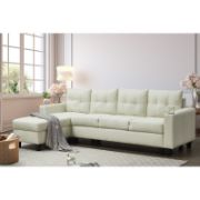 Upholstered Sofa & Chaise