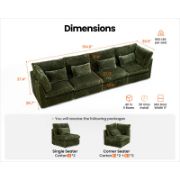 4-Seater Oversized Modular Sofa