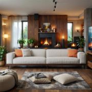 Solid Wood Compressible Sponge Sofa